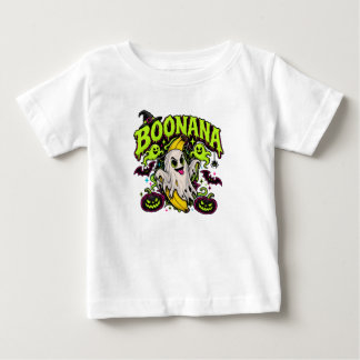 BOONANA Funny Haunted Banana Halloween Ghost  Baby T-Shirt