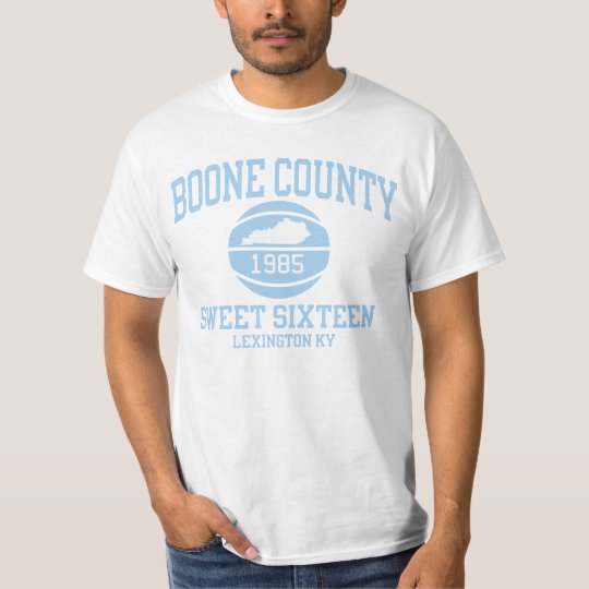 Boone County 1985 Sweet 16 Retro Design T-shirt