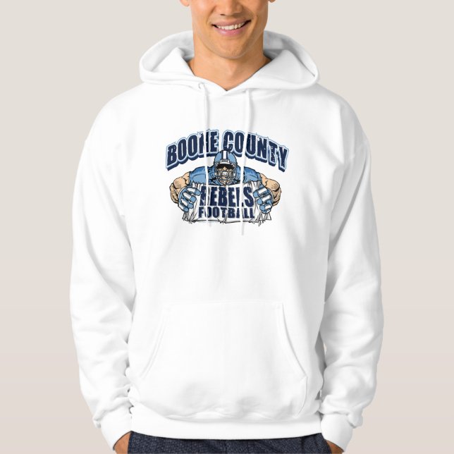 Boone County Rebels Football Hoodie (Front)