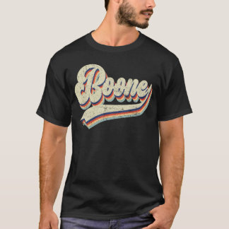 Boone Family Name I Love Boone Personalized Vintag T-Shirt