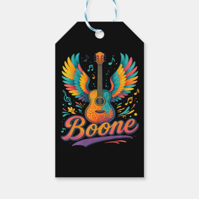 Boone Guitar Gift Tags (Front)