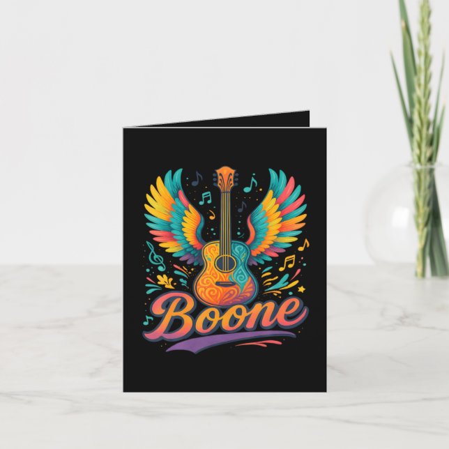 Boone Guitar Holiday Card (Front)
