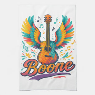 Boone Guitar Kitchen Towel