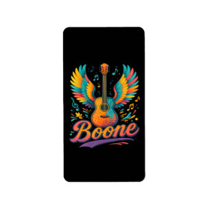 Boone Guitar Label