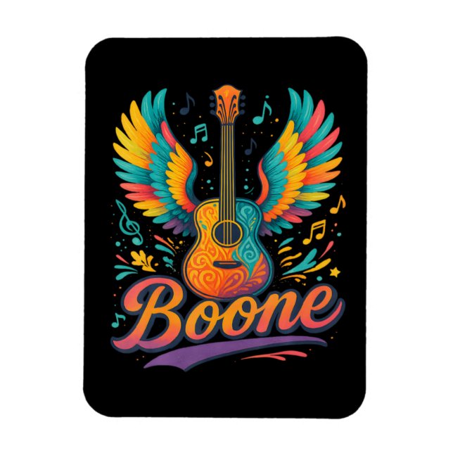 Boone Guitar Magnet (Vertical)