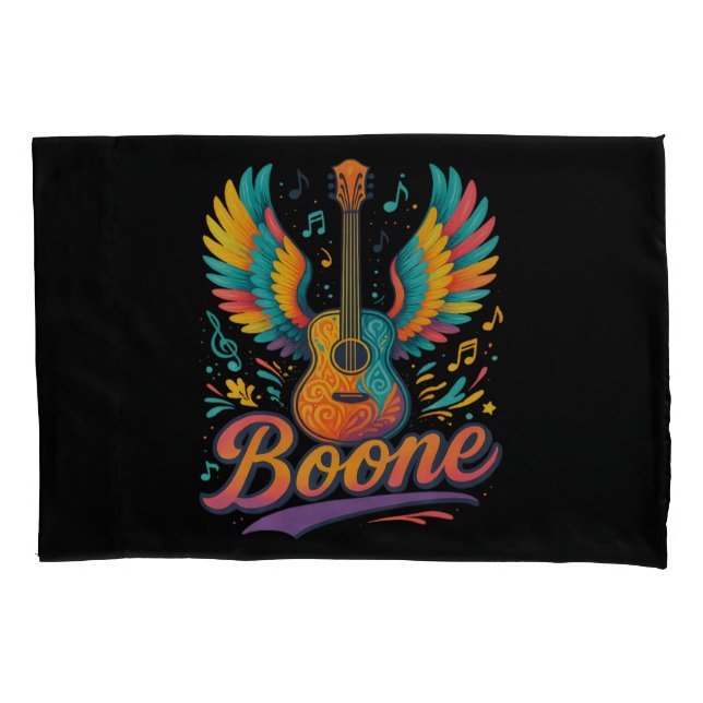 Boone Guitar Pillowcase (Front)