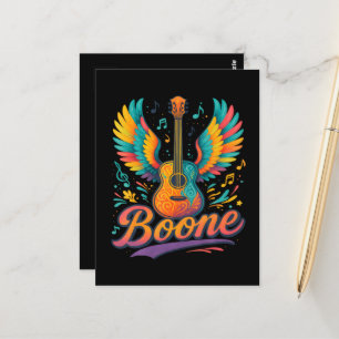 Boone Guitar Postcard