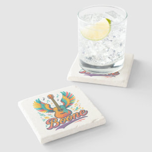 Boone Guitar Stone Coaster