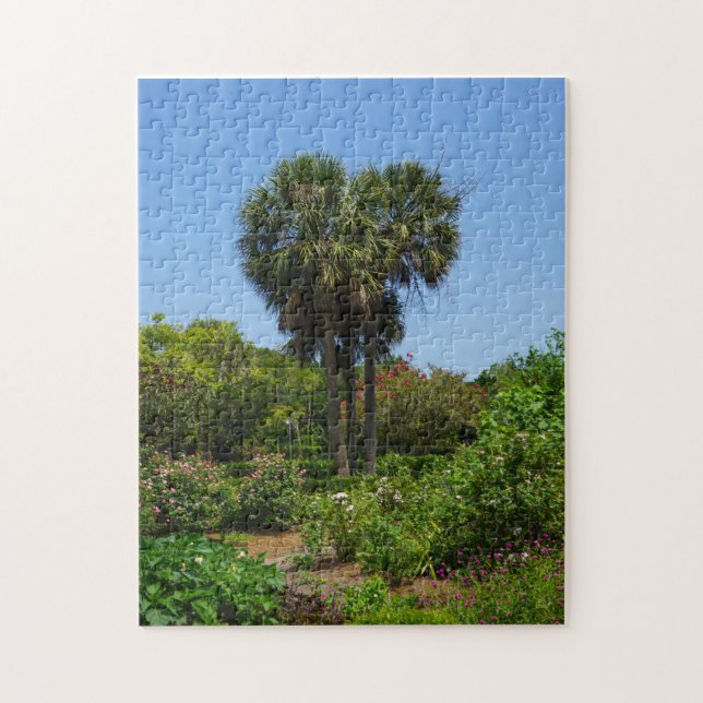 Boone Hall Garden Jigsaw Puzzle (Vertical)