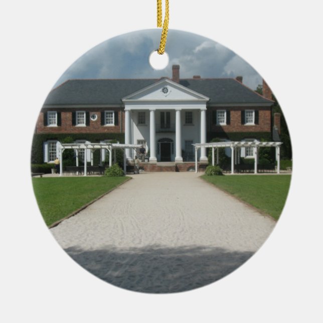 Boone Hall Plantation, Charleston SC Ornament (Front)