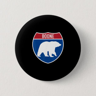 Boone North Carolina Nc Interstate Highway Road Tr 2 Inch Round Button
