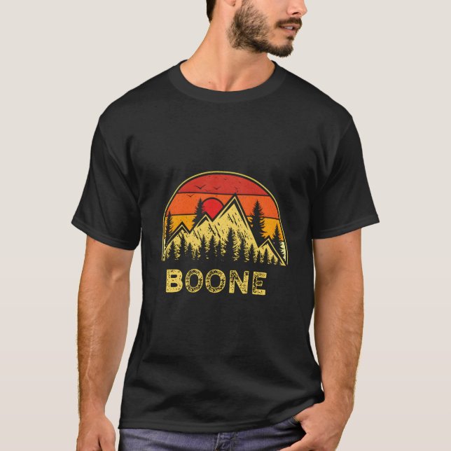 Boone North Carolina Nc Mountains Hiking T-Shirt (Front)