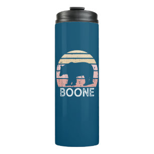 Boone North Carolina Retro Bear Thermal Tumbler