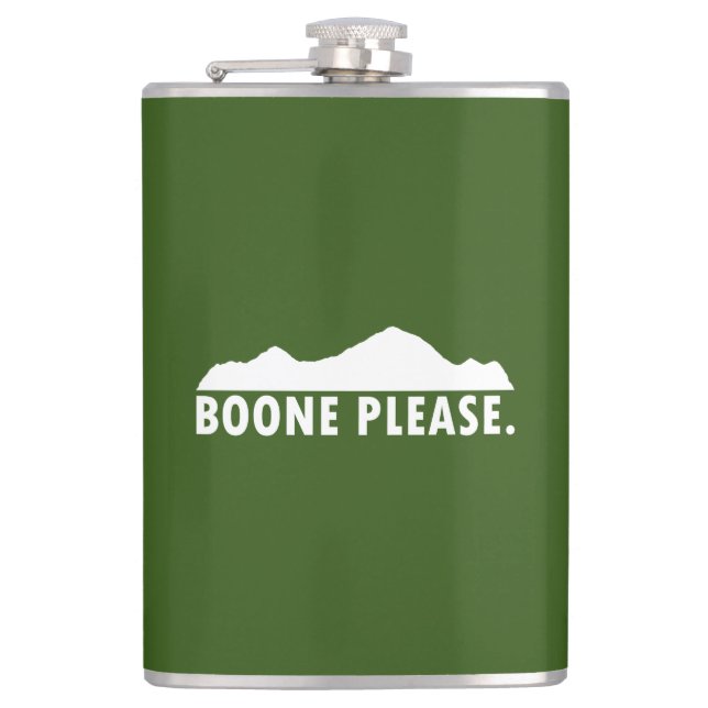 Boone Please Hip Flask (Front)