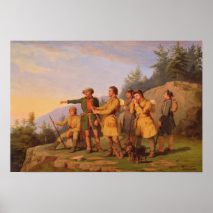 Boone's First View of Kentucky Poster