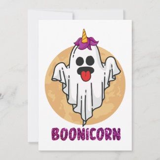  Boonicorn || Halloween  Invitation