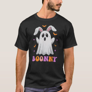 Boonny Spooky Bunny Ghost Rabbit Halloween Costume T-Shirt