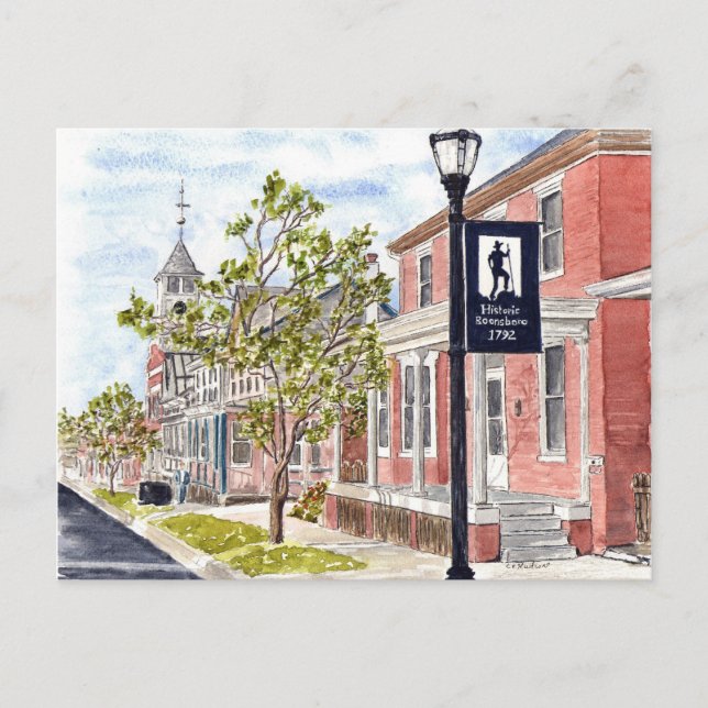 'Boonsboro, Maryland' Postcard (Front)