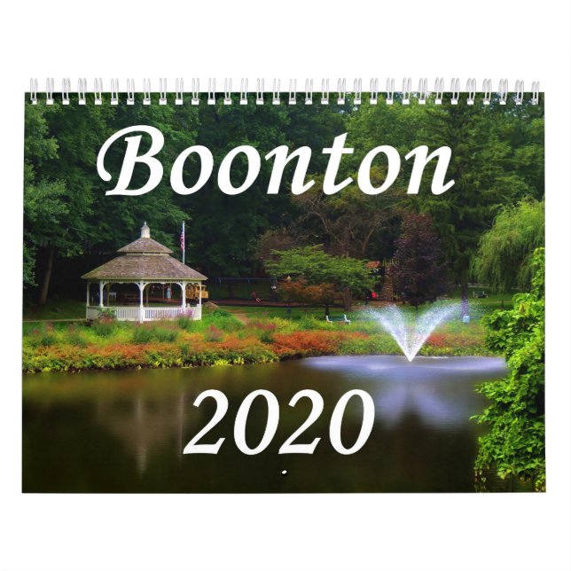Boonton 2020 Calendar (Cover)