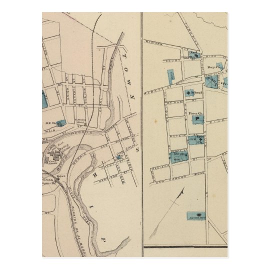 Boonton, Morristown, NJ Postcard