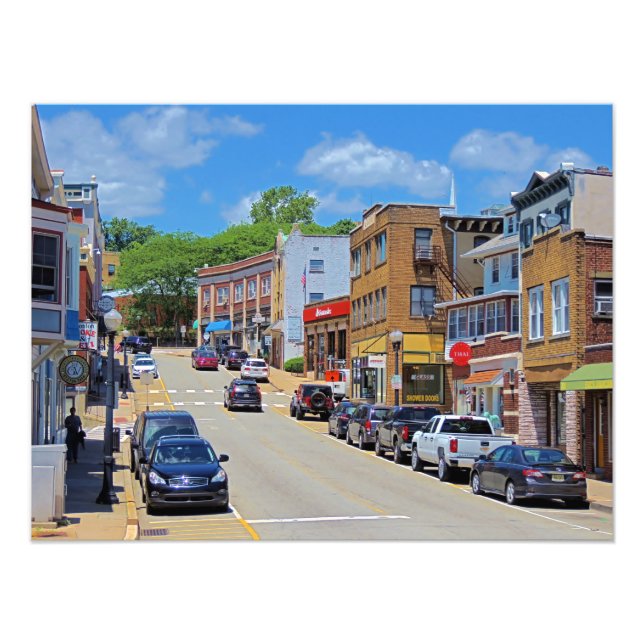 Boonton New Jersey Main Street 2 Photo Print (Front)