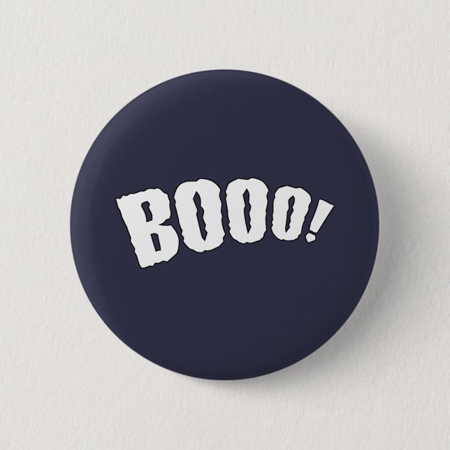 Booo Funny Graphic booo 2 Inch Round Button (Front)