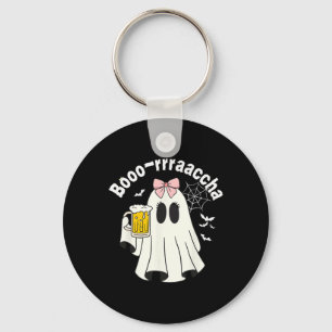 Booo-rrraaccha Funny Ghost Beer Halloween Spooky S Keychain