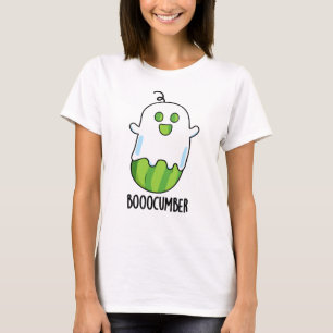 Booocumber Funny Ghost Cucumber Pun  T-Shirt