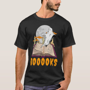 Boooks! Boooks Ghost Reading,Librarian Bookworm,Bo T-Shirt