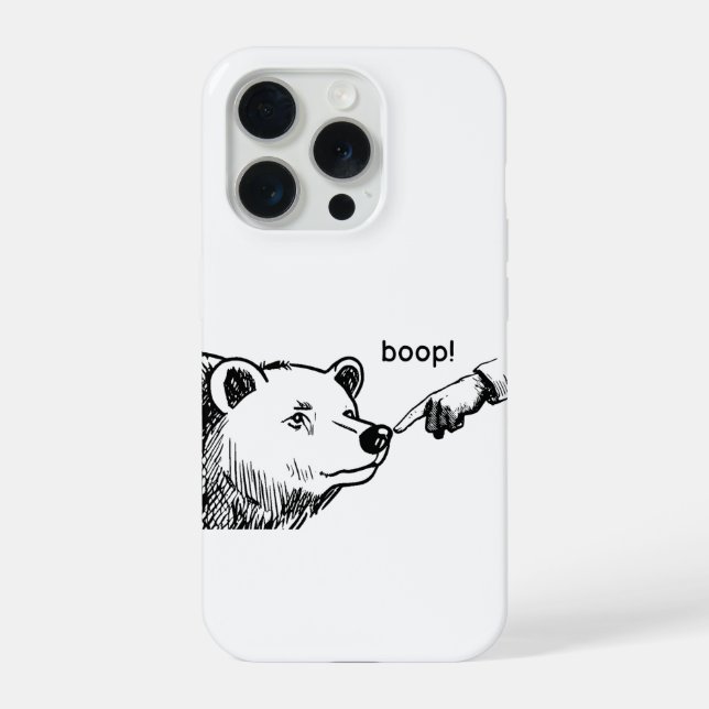 Boop bear  iPhone case (Back)