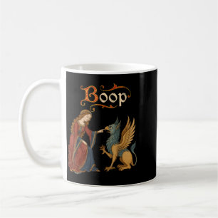 Boop Medieval Knight Dragon Funny Ren Faire Men Coffee Mug