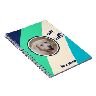 Boop My Nose Dog Photo Notebook