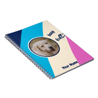 Boop My Nose Dog Photo Notebook
