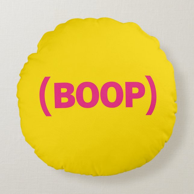 (BOOP) ROUND PILLOW (Front)