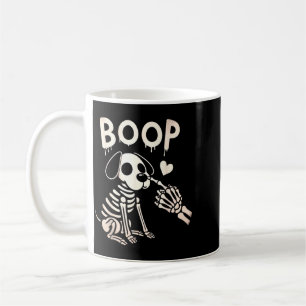 Boop Skeleton Dog Funny Halloween Spooky Dog Lover Coffee Mug