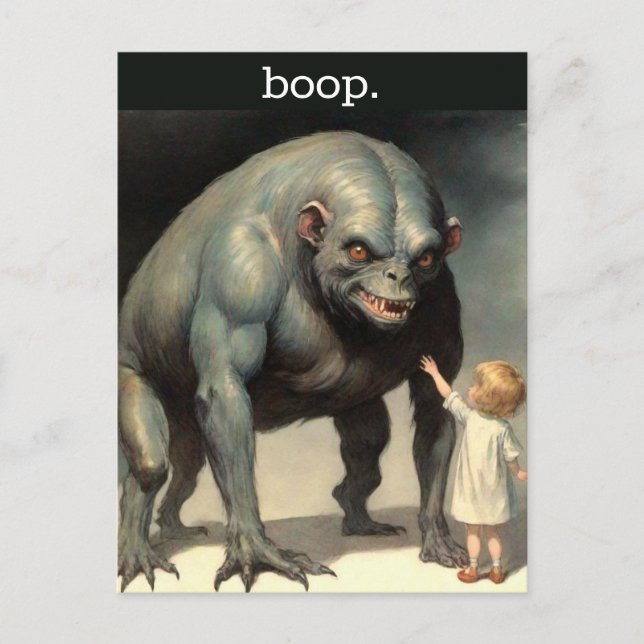 Boop the Snoot Postcard (Front)