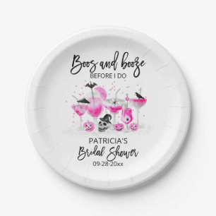 Boos And Booze Before I Do Bridal Shower  Paper Pl Plate