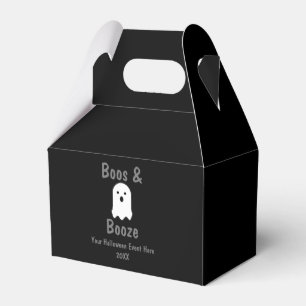 Boos and Booze Halloween Favor Box
