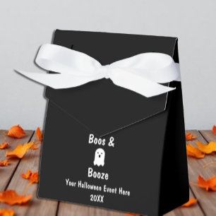 Boos and Booze Halloween Favor Box