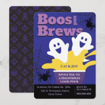 Boos & Brews, Spooky Beer Party, Halloween Adult