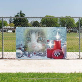 Boo's Christmas 2.5' x 4' Outdoor Banner