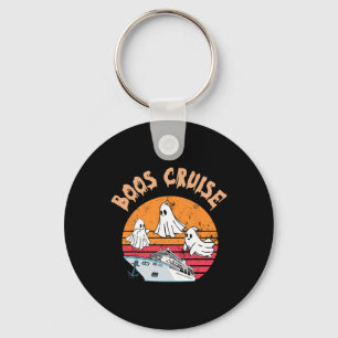 Boos Cruise Trip Funny Halloween Costumes Matching Keychain