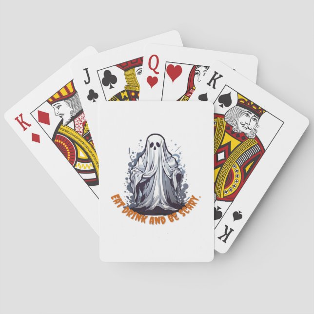 Boos Give Me Chocolate Playing Cards (Back)