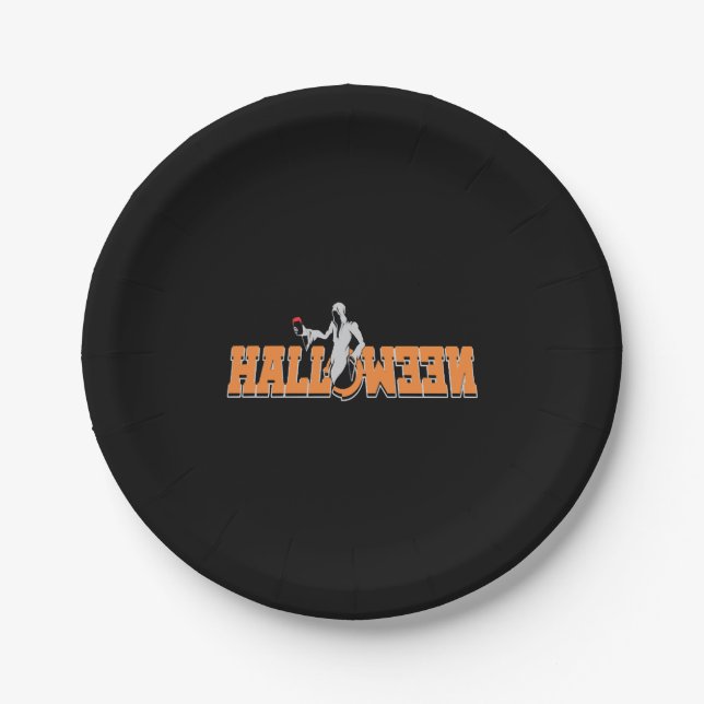 boos halloween paper plate (Front)