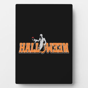 boos halloween plaque