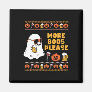 Boos Please Vintage Retro Ghost Halloween Costume Magnet