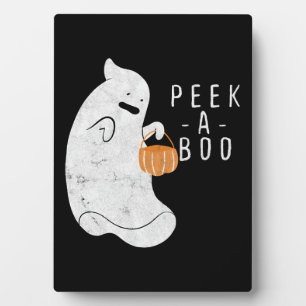 Boos Pumpkin Halloween a Halloween Plaque
