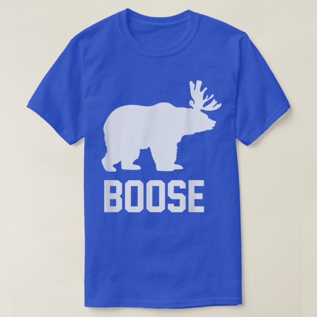 Boose - Bear plus moose equals boose funny  T-Shirt (Design Front)