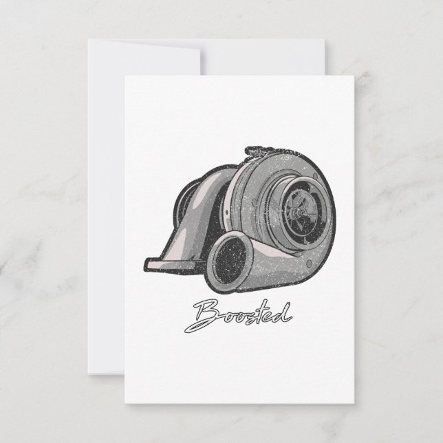 Boosted Turbo Tuning Thank You Card (Front)
