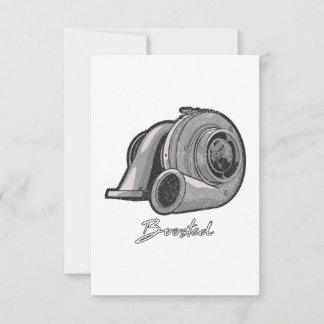 Boosted Turbo Tuning Thank You Card